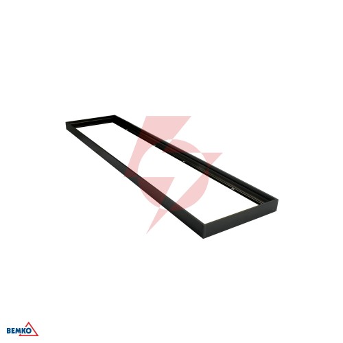 Ramka montażowa do panelu led 30x120 czarna eco
