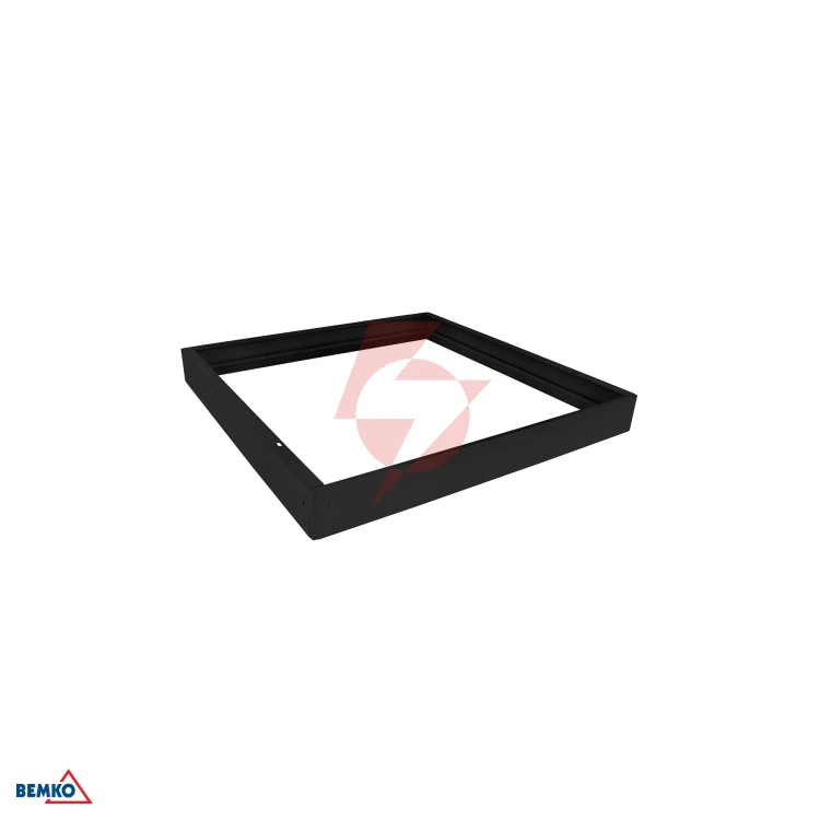 Ramka montażowa do panelu led 60x60 czarna eco