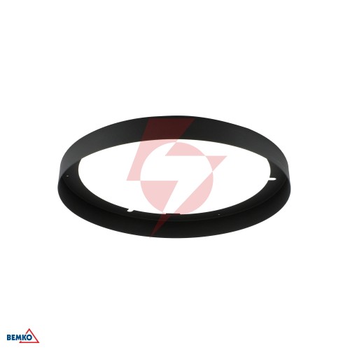 Ramka plc 360mm niska czarna