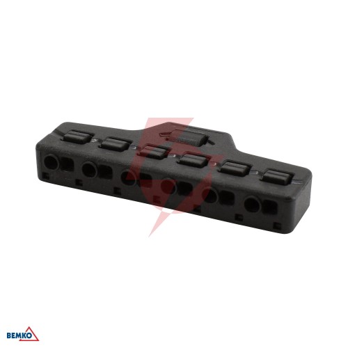 Rozdzielacz zasilania led 0-42v 1-in/6-out (karton 20szt.)