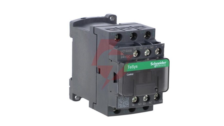 TeSys Deca Stycznik mocy 9A 3P 24V DC 1Z 1R LC1D09BL
