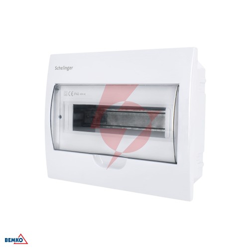 Rozdzielnica podtynkowa ip40 zaciski 12n+12pe 1x12p