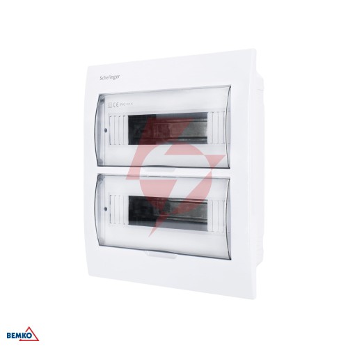Rozdzielnica podtynkowa ip40 zaciski 24n+24pe 2x12p