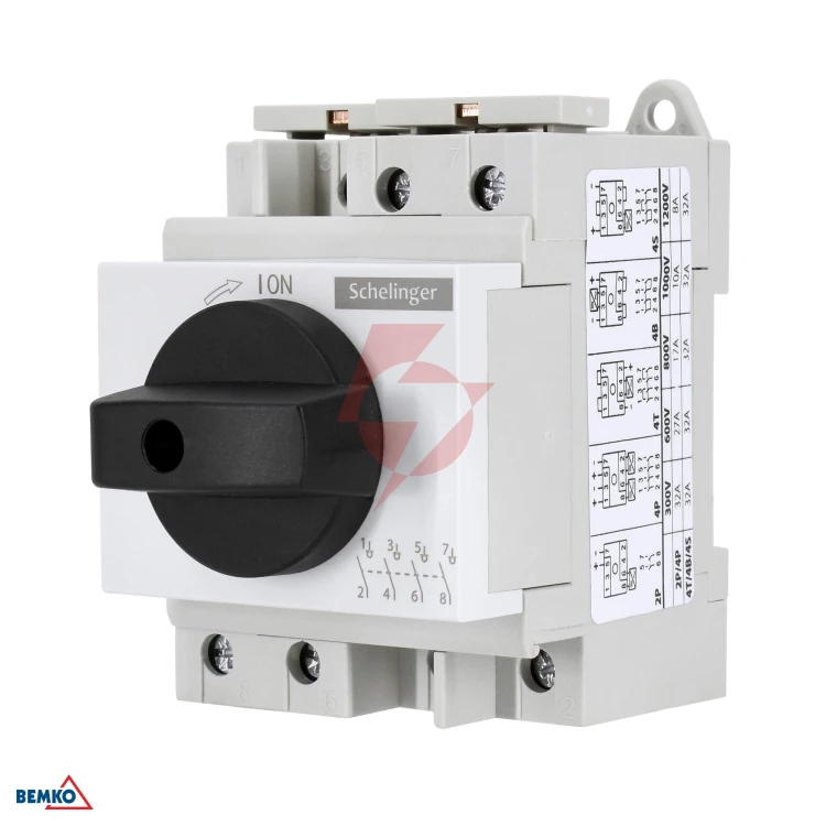 Rozłącznik izolacyjny pv 4-polowy 1200v dc 32a