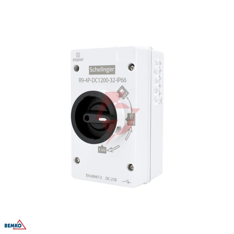 Rozłącznik izolacyjny pv 4-polowy 1200v dc 32a ip66