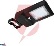 Solarna oprawa uliczna led bemko solger 20w 3000lm 3000/4000/6000k ip65 czarna cz. pir