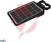 Solarna oprawa uliczna led bemko solger 20w 3000lm 3000/4000/6000k ip65 czarna cz. pir
