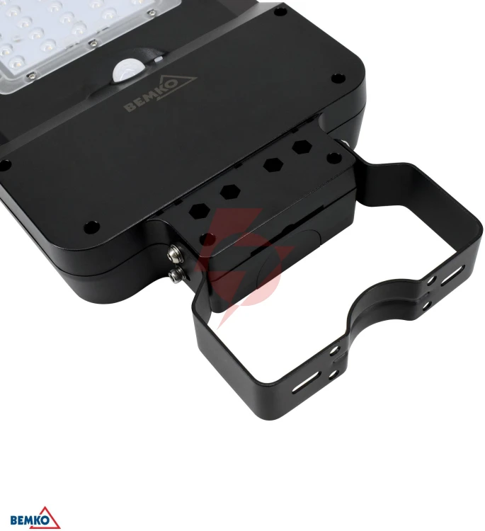 Solarna oprawa uliczna led bemko solger 20w 3000lm 3000/4000/6000k ip65 czarna cz. pir