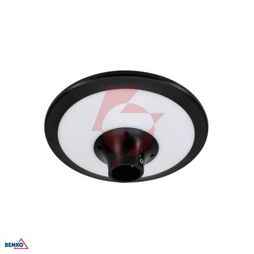 Solarna oprawa uliczna led solger 15w 1600lm 4000k ip65 czarna cz. pir