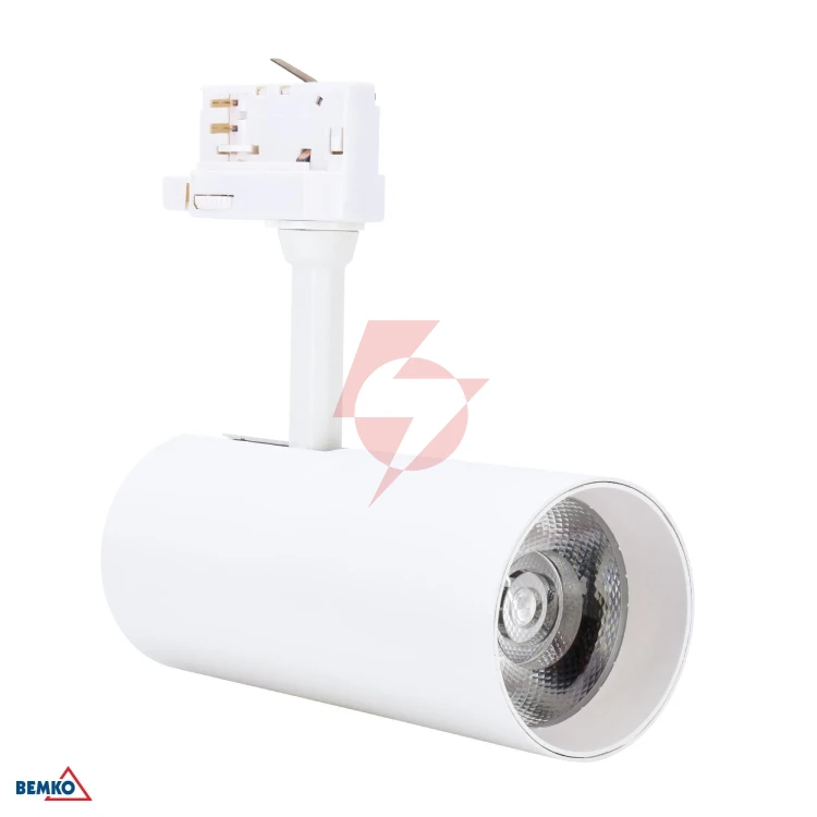 Spot cob verko biały 3-fazowy 30w 3000k 2300lm 36°