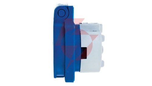 Gniazdo tablicowe 10/16A 2P+Z SCHUKO 230V niebieskie IP54 105-0b