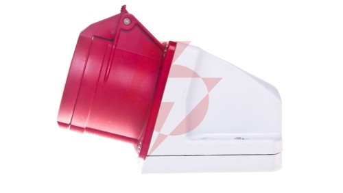Gniazdo stałe 16A 4P 400V czerwone IP44 /mała obudowa/ 114-6k
