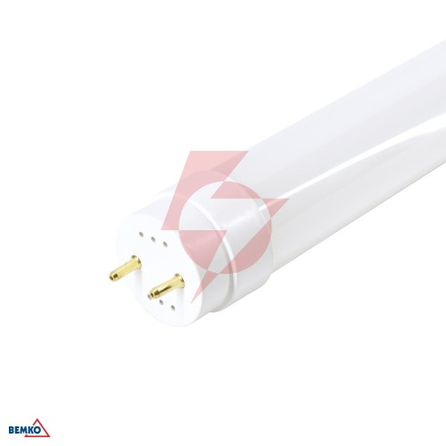 Tuba led 230v t8 600mm 9w 920lm 3000k ww sztkło mleczne (karton 25szt.)