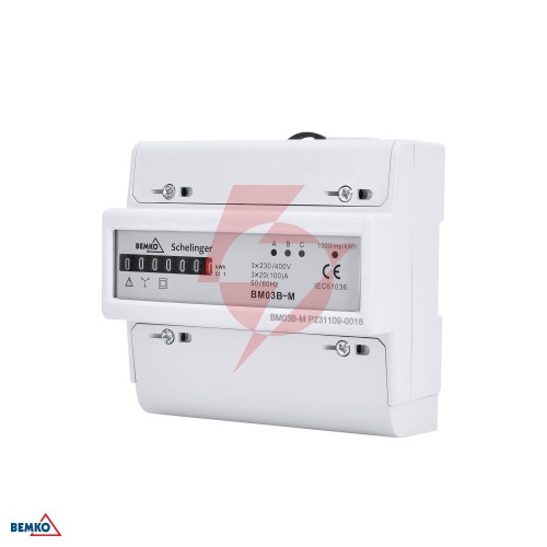 Wskaźnik energii 3 fazowy 20 (100) a mechaniczny