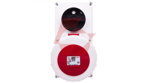 Gniazdo stałe z wyłącznikiem 0-1 małe 16A 5P 400V IP67 /blokada mechaniczna/ 61152-6