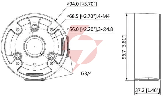 Uchwyt kamery stg-pfa13a-e