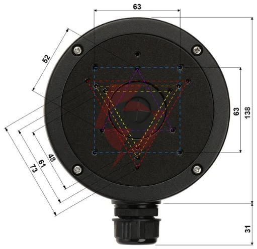 Uchwyt kamery stg-1280zj-s(black)