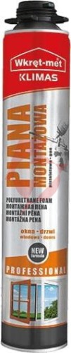 Piana montażowa pistoletowa pmpl professional wkręt-met klimas 750ml