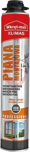 Piana montażowa pistoletowa pmpl professional wkręt-met klimas 750ml