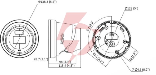 Kamera ip hikvision 16mp ds-2cd23166g3-is2uy/sl(2.8)efo-stdblack