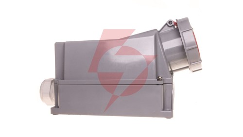 Gniazdo stałe 125A 4P 400V czerwone IP67 144-6p