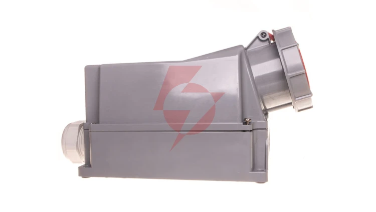 Gniazdo stałe 125A 4P 400V czerwone IP67 144-6p