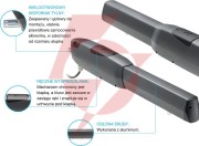 Zestaw came new ati30dgf safe 24v top do 6m bram dwuskrzydłowych