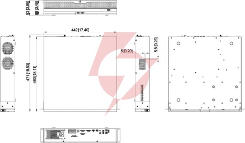Rejestrator ip hikvision ids-9664nxi-p8
