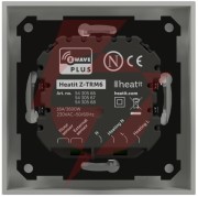 Termostat heatit z-trm6 white ral 9003 z-wave thermostat 3600w 16a 868,4 mhz