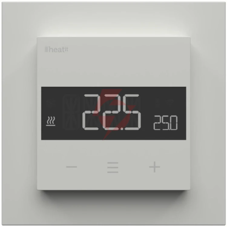 Termostat heatit z-trm6 white ral 9003 z-wave thermostat 3600w 16a 868,4 mhz