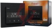 Termostat heatit z-trm6 black matt z-wave thermostat 3600w 16a 868,4 mhz