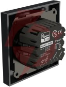 Termostat heatit z-trm6 black matt z-wave thermostat 3600w 16a 868,4 mhz