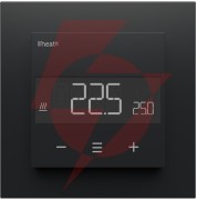 Termostat heatit z-trm6 black matt z-wave thermostat 3600w 16a 868,4 mhz