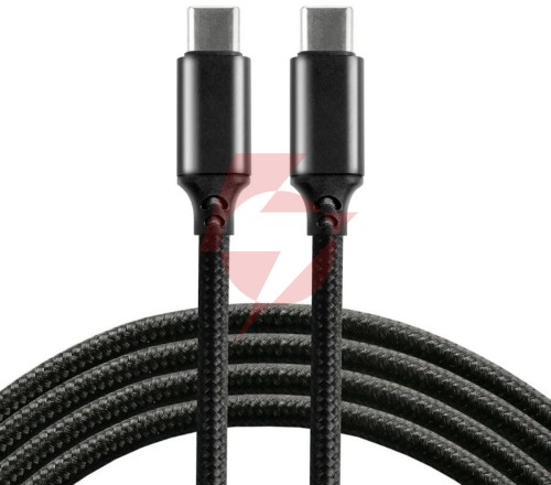 Kabel usb-c / usb-c everactive cbb-1pd3 100cm pd 60w 3a