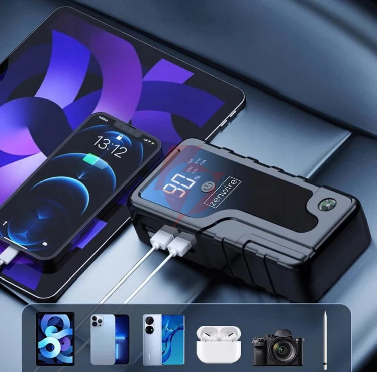 Booster jump starter 6400 mah powerbank samochodowy zenwire cy16