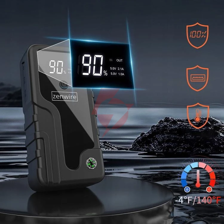Booster jump starter 6400 mah powerbank samochodowy zenwire cy16