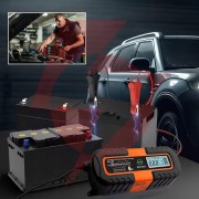 Ładowarka prostownik akumulatorowy samochodowy z funkcją naprawy agm 6v 12v zenwire jmd-6s
