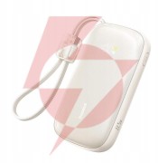 Powerbank baseus enerfill fc21 20000 mah 22,5 w usb-a usb-c beżowy z odłączanym kablem lightning