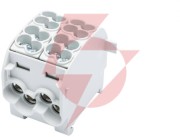 Blok rozdzielczy - odgałęźny scb 25-2 al/cu 80120 simblock szary 81505002