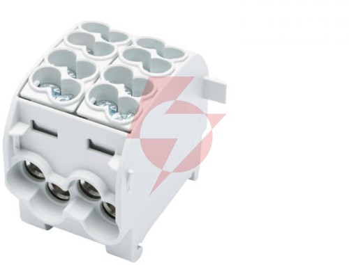 Blok rozdzielczy - odgałęźny scb 25-2 al/cu 80120 simblock szary 81505002