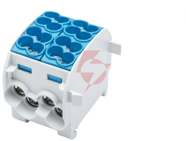 Blok rozdzielczy - odgałęźny scb 25-2 al/cu 80120 simblock niebieski 81505003