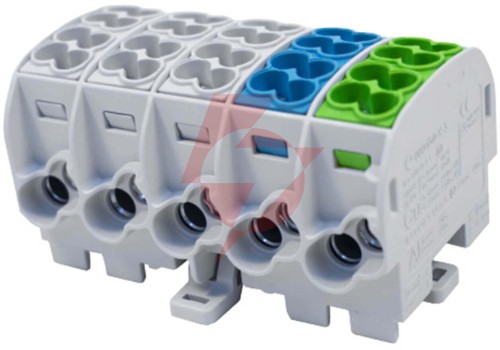Blok rozdzielczy - odgałęźny al/cu 80150 simblock sza/nie/zie scb 25-5x 81500020