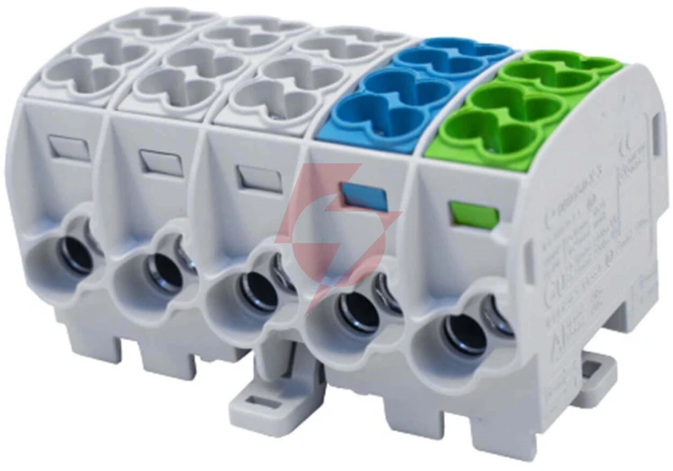 Blok rozdzielczy - odgałęźny al/cu 80150 simblock sza/nie/zie scb 25-5x 81500020