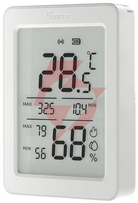Czujnik temperatury i wilgotności zigbee lcd sonoff airguard th snzb-02dr2