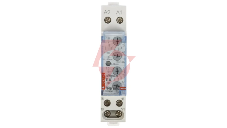 Przekaźnik czasowy 1P 8A 0,1sek-100h 12-230V AC/DC cykliczne załączanie i wyłączanie RC322 004742
