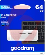 Pendrive goodram ume2 64gb usb 2.0 biały