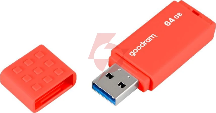Pendrive goodram ume3 care 64gb usb 3.0 pomarańczowy