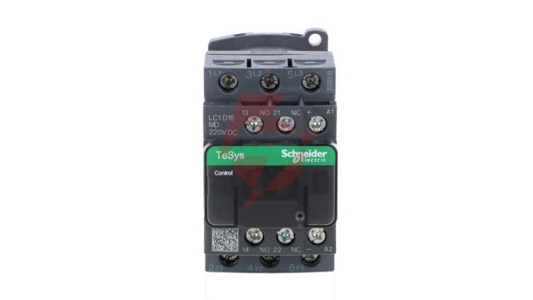 TeSys Deca Stycznik mocy 18A 3P 220V DC 1Z 1R LC1D18MD