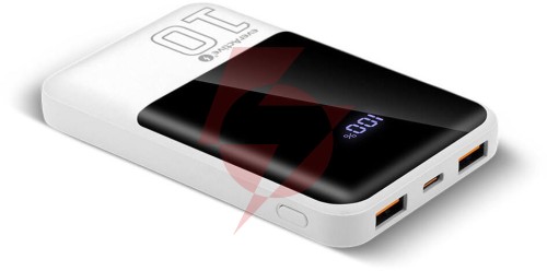 Powerbank everactive energy bank eb-10q 10000 mah 22,5 w 2x usb-a usb-c biały