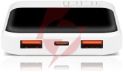 Powerbank everactive energy bank eb-10q 10000 mah 22,5 w 2x usb-a usb-c biały